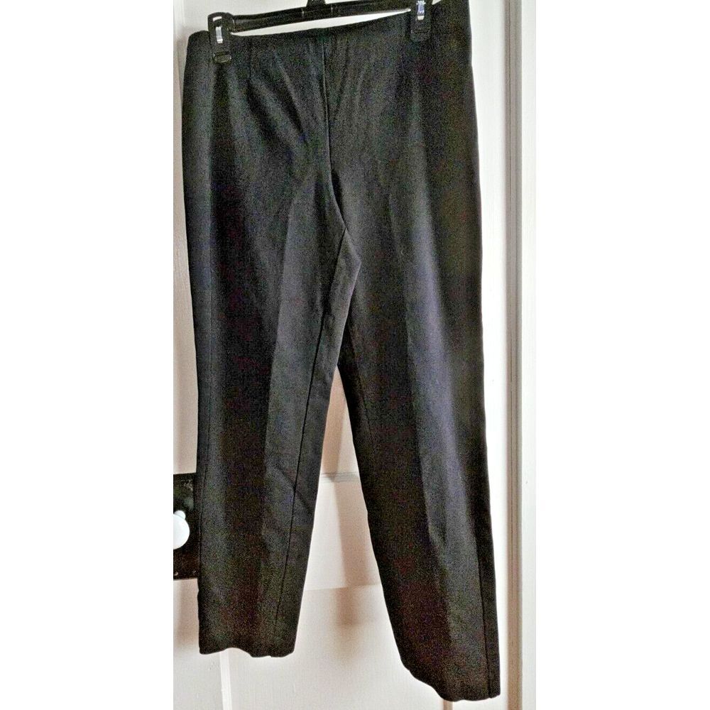 J.Jill ponte slim leg pull on black stretchy pants woman Sz S
